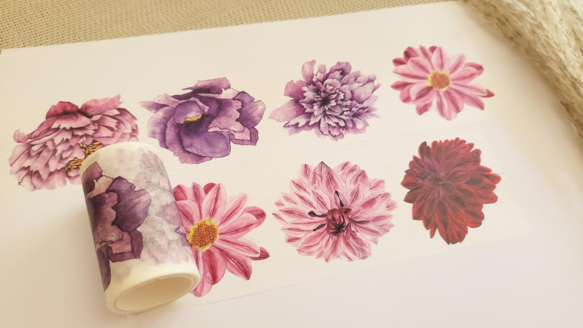 Design Washi Tape Flowers
